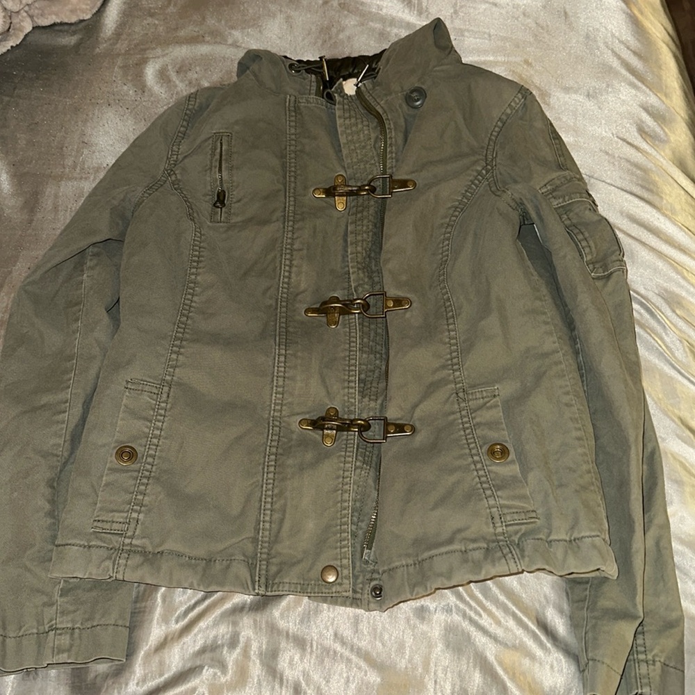 Small Old Navy army green coat